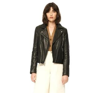 Andrew Marc Hastings Moto Leather Jacket